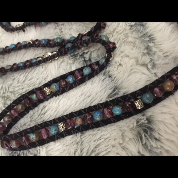 5-WRAP HANDMADE GENUINE LEATHER BRACELET - Picture 7 of 7